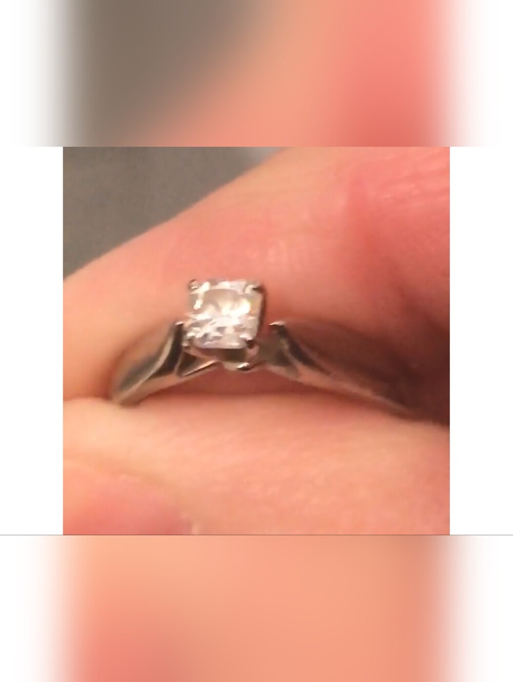 Jubilee Diamond Solitaire In 18k White Gold - Certification Included 🩵
